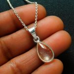 Natural Rainbow Moonstone Pear Shape Pendant with Chain 925 Sterling Silver Jewelry for Women
