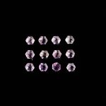 Natural Pink Amethyst Hexagon Cut 5X5 mm Calibrated Wholesale Loose Gemstone for Jewelry Making 200 Pcs Lot