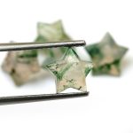 Star Moss Agate Natural Cut Calibrated Faceted Wholesale Loose Gemstone for Jewelry Making & Home Decoration