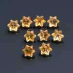Beautifully Carved Citrine Natural Faceted Star Shape Loose Gemstone for Jewelry Making Carving Home Décor Gems