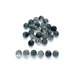 Good Quality Natural Moss Agate Round Shape Cabochon Calibrated Healing Loose Gemstone for Jewelry Making