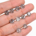 Natural Black Rutile Cut Calibrated Pentagon Shape Faceted Loose Vintage Gemstone for Jewelry Making