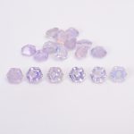 High Quality Lavender Quartz Natural 5X5 mm Calibrated Hexagon Cut Loose Gemstone for Jewelry Making 200 Pcs Lot