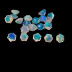 Natural Welo Fire Ethiopian Opal 5X5 mm Calibrated Wholesale Hexagon Cut Loose Gemstone for Jewelry Making 100 Pcs Lot