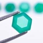 Green Onyx Natural 5X5 mm Calibrated Wholesale Hexagon Cut Loose Gemstone for Jewelry Making 500 Pcs Lot