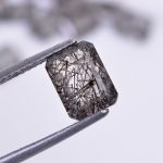 Natural Black Rutile Faceted Octagon Shape Calibrated Loose Gemstone for Jewelry Making Natural Black Crystals