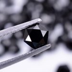 Black Spinel Hexagon 5X5 mm Calibrated Wholesale Natural Loose Gemstone for Jewelry Making 500 Pcs Lot