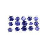 Natural Iolite Hexagon 5X5 mm Calibrated Wholesale Loose Gemstone for Jewelry Making 200 Pcs Lot
