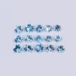 Sky Blue Topaz Hexagon Natural Cut 5X5 mm Calibrated Wholesale Loose Gemstone for Jewelry Making 500 Pcs Lot