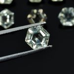 Natural Green Amethyst Faceted Hexagon Shape Loose Gemstone for Jewelry Making New Arrival Crystals