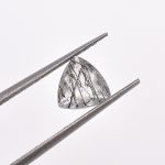 100% Natural Black Rutile Faceted Trillion Shape Calibrated Loose Gemstone for Jewelry Making Healing Crystals in Bulk