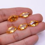 Best Quality Citrine Faceted Marquise Shape Calibrated Natural Loose Gemstone for Jewelry Making Yellow Crystals in Bulk