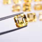 Citrine Faceted Asscher Cut Octagon Shape Loose Gemstone for Jewelry Making Natural Calibrated Rare Crystals