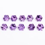 Natural Pink Amethyst Faceted Hexagon Cut Loose Gemstone for Jewelry Making Wholesale Gemstone Lot