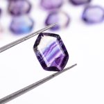 Rainbow Fluorite Faceted Elongated Hexagon Loose Gemstone for Jewelry Making Multi Crystals in Bulk
