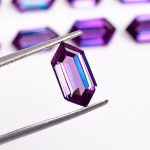 Alexandrite Calibrated Elongated Hexagon Shape Loose Gemstone for Jewelry Making Color Changeable Crystals