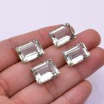 Best Quality Green Amethyst Faceted Octagon Shape Calibrated Loose Gemstone for Jewelry Making Natural Crystals for Men
