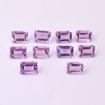 Best Quality Pink Amethyst Faceted Octagon Shape Calibrated Loose Gemstone for Jewelry Making Natural Crystals