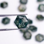 Natural Moss Agate Hexagon Cut 5X5 mm Calibrated Wholesale Loose Gemstone for Jewelry Making 500 Pcs Lot