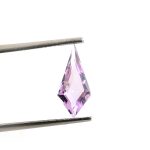 Genuine Pink Amethyst Faceted Kite Shape Calibrated Loose Gemstone for Jewelry Making Healing Crystal