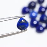 Genuine Blue Lapis Lazuli Heart Shape Cabochon Calibrated Vintage Loose Gemstone for Jewelry Making