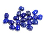 Blue Lapis Lazuli Cushion Shape Cabochon Calibrated Loose Gemstone for Jewelry Making Natural Crystals