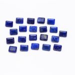 High Quality Lapis Lazuli Faceted Octagon Shape Calibrated Loose Gemstone for Jewelry Making Natural Blue Crystals