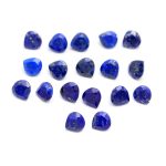 100% Natural Blue Lapis Lazuli Faceted Heart Shape Calibrated Natural Loose Gemstone for Jewelry Making