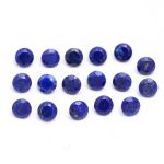 Blue Lapis Lazuli Faceted Round Shape Calibrated Wholesale Natural Loose Gemstone for Jewelry Making