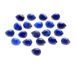 AAA Quality Lapis Lazuli Faceted Pear Shape Calibrated Loose Gemstone for Jewelry Making Natural Blue Crystals