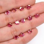 Natural Pink Topaz Faceted Hexagon Cut Loose Gemstone for Jewelry Making Minimalist Gemstone in Bulk