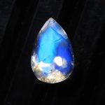 High Quality Rainbow Moonstone Faceted Pear Shape Calibrated Loose Gemstone for Jewelry Making Natural Blue Fire Crystals