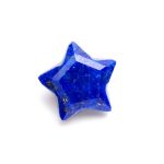 Natural Blue Lapis Lazuli Carved Star Shape Calibrated Loose Gemstone for Jewelry Making