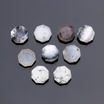 Dendrite Opal Natural Faceted Octagon Shape Loose Gemstone for Jewelry Making Dendritic Agate Stone