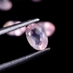 Genuine Rose Quartz Oval Shape Calibrated Loose Gemstone for Jewelry Making Faceted Pink Crystal