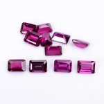 Rhodolite Garnet Faceted Octagon Shape Calibrated Loose Gemstone for Jewelry Making Natural Crystals in Bulk