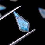 Genuine Blue Fire Labradorite Kite Shape Calibrated Loose Gemstone for Jewelry Making