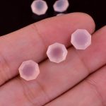 Genuine Pink Chalcedony Faceted Octagon Shape Calibrated Wholesale Loose Gemstone for Jewelry Making