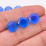 Blue Chalcedony Faceted Octagon Shape Natural Calibrated Loose Gemstone for Jewelry Making