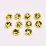 Natural Lemon Quartz Faceted Round Shape Calibrated Loose Gemstone for Jewelry Making