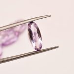 Natural Pink Amethyst Oval Checkerboard Cut Calibrated Loose Gemstone for Jewelry Making