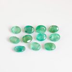 Natural Emerald Oval Shape Calibrated Loose Gemstone for Jewelry Making Healing Wholesale Lot