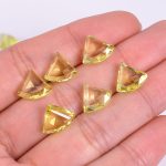 Natural Lemon Quartz Fancy Shape Loose Gemstone for Jewelry Making Calibrated Gemstone Lot
