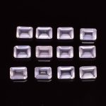 Natural Rose Quartz Octagon Shape Calibrated Loose Gemstone for Jewelry Making Faceted Pink Crystal