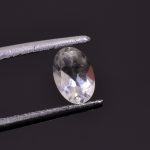 Genuine White Topaz Faceted Oval Shape Loose Gemstone for Jewelry Making Vintage Unique Stones