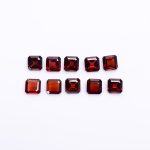 Mozambique Garnet Asscher Cut Octagon Shape Loose Gemstone for Jewelry Making Natural Crystals