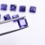 AAA++ Natural Iolite Asscher Cut Octagon Loose Gemstone for Jewelry Making Blue Crystals For Her