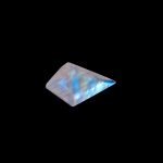 Blue Fire Moonstone Faceted Kite Shape Loose Gemstone for Jewelry Making Natural Crystals
