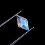 Rainbow Moonstone Faceted Kite Shape Loose Gemstone for Jewelry Making Natural Crystals