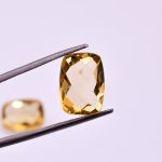 Superb Quality Citrine Cushion Shape Rose Cut Calibrated Loose Gemstone for Jewelry Making Natural Crystal